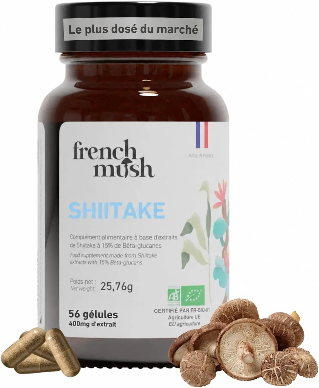 Shiitaké Bio en gélules French Mush