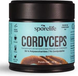 Cordyceps en poudre Sporelife
