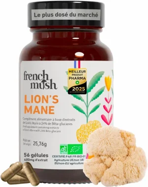 Lion's Mane Bio en gélules French Mush