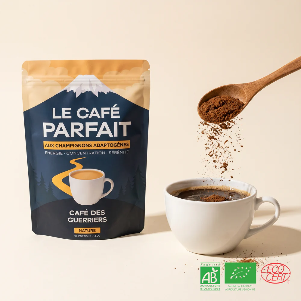 Café aux champignons adaptogènes Café des Guerriers