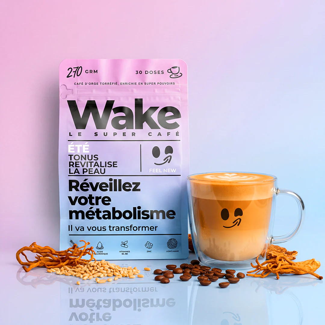 Café aux champignons adaptogènes Wake, formule la plus complète