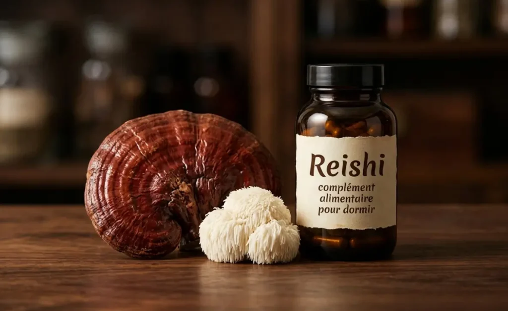 Reishi et Lion's Mane — champignon pour dormir Reishi et Lion's Mane, champignons adaptogènes pour dormir