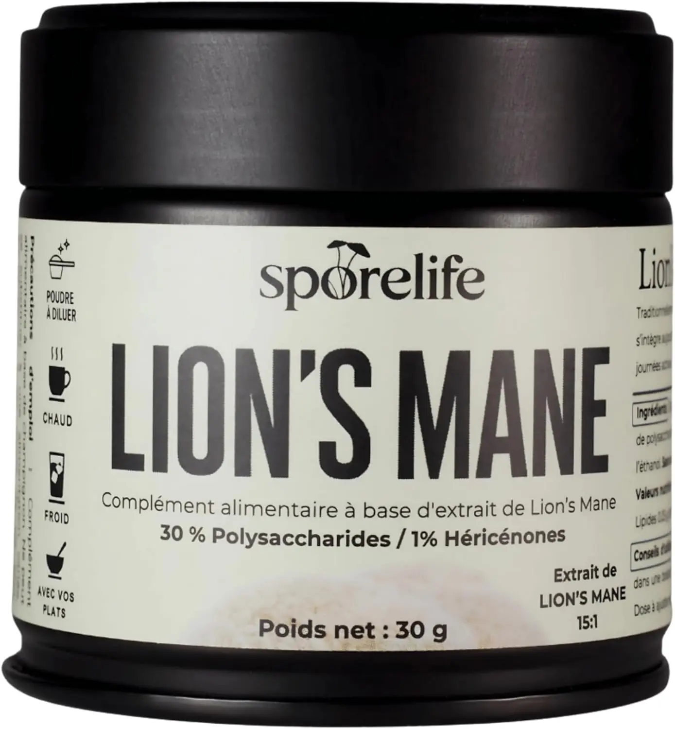 Lion's Mane poudre- Sporelife