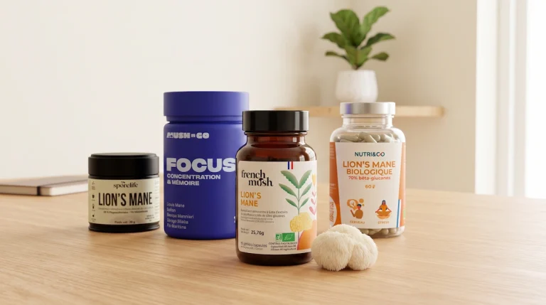 Meilleur Lion's Mane : sélection de gélules et de poudre de plusieurs marques