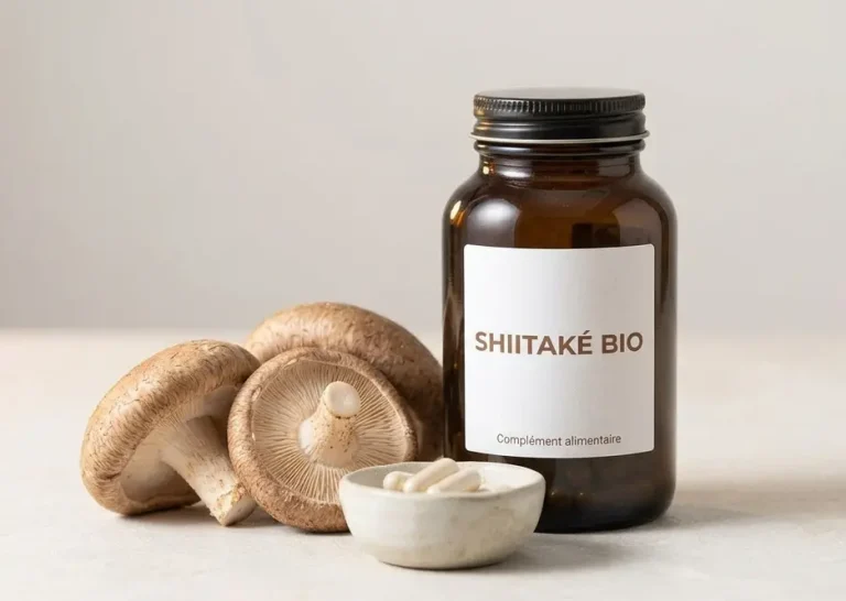 Meilleur Shiitaké — extrait bio corps fructifère immunité