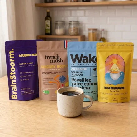 Café aux champignons adaptogènes