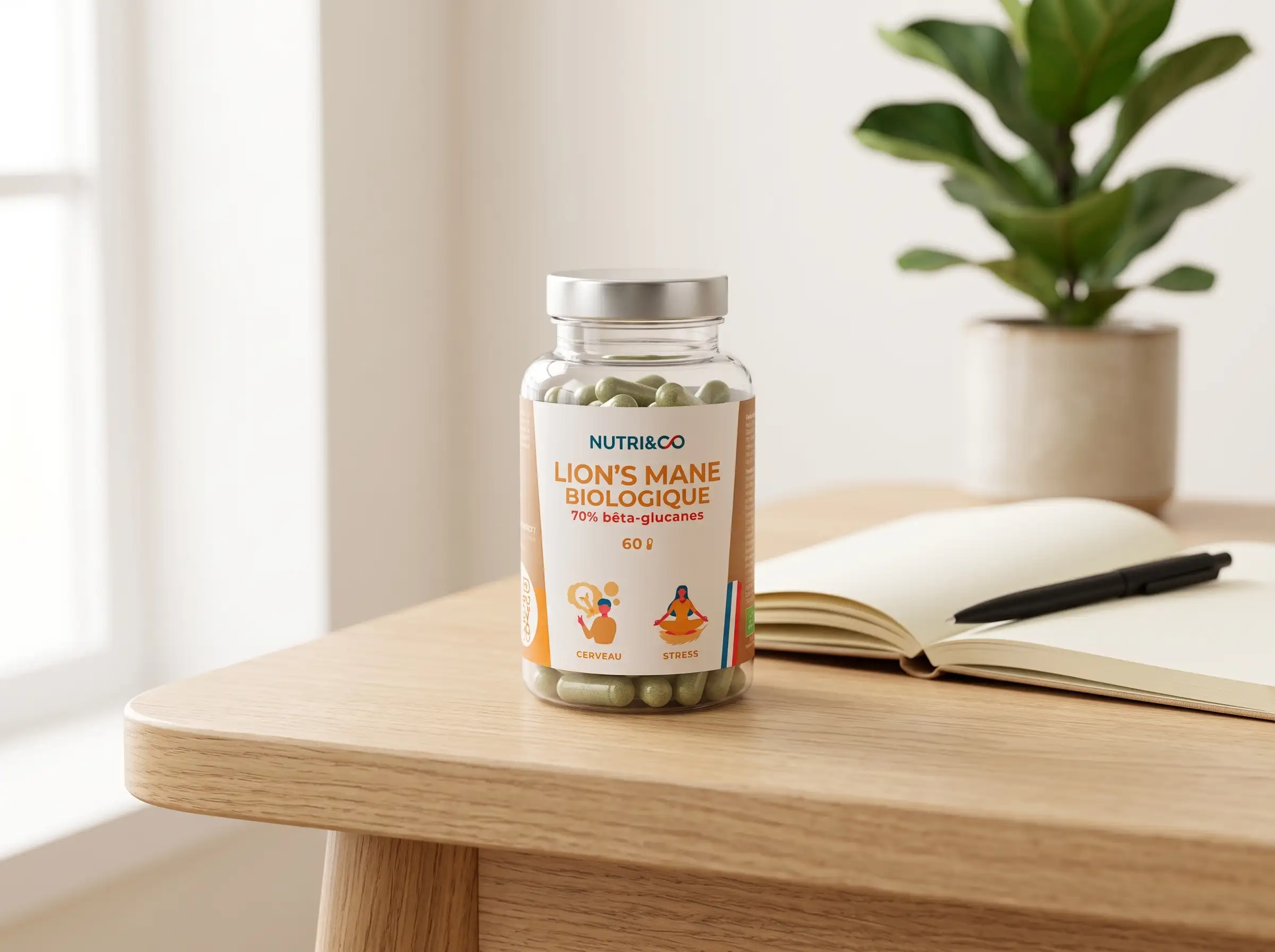 Pot Lion's Mane Nutri&Co : avis sur l'extrait bio Immulink MBG