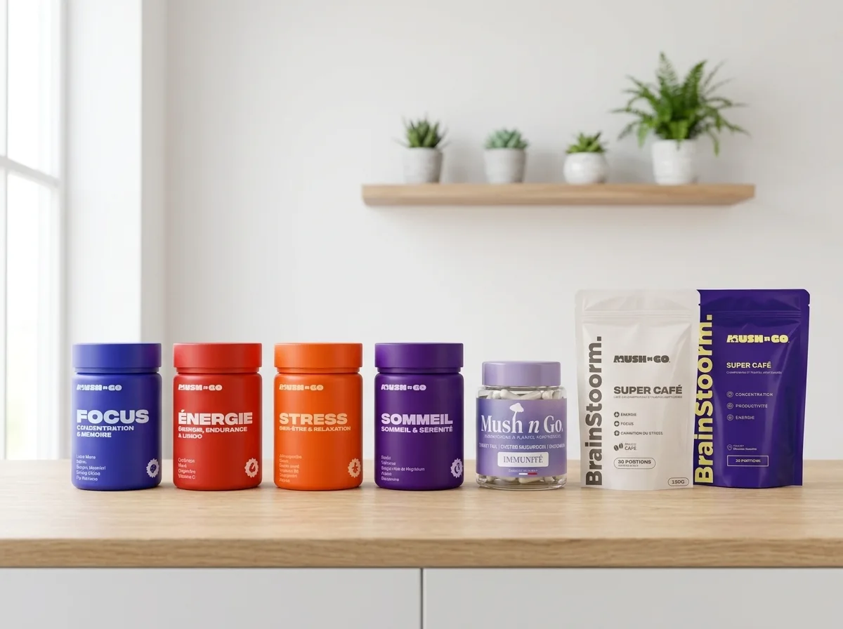 MushNGo avis : la gamme de gélules et les cafés Brainstoorm