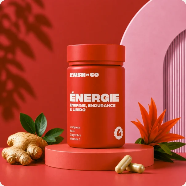 Complexe énergie Cordyceps et Maca Mush N Go pour la vitalité