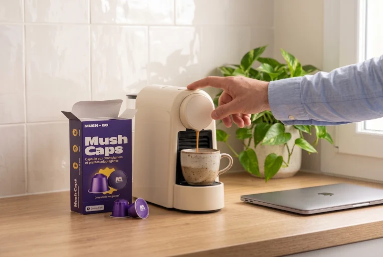 Café champignon capsule : le format des matins pressés