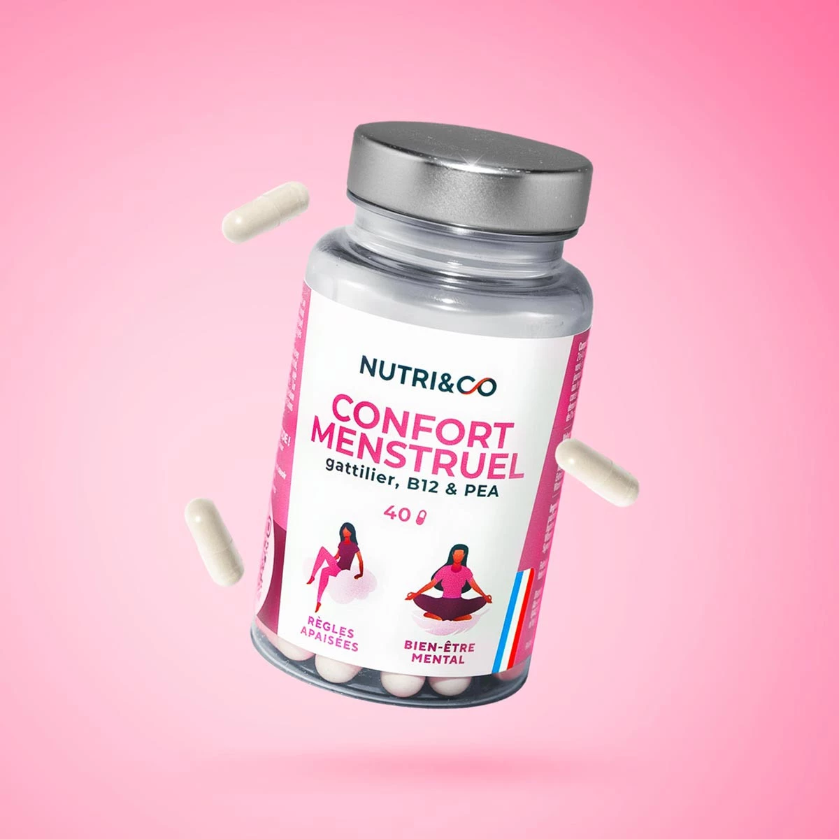 Confort Menstruel Nutri&Co en gélules pour le cycle
